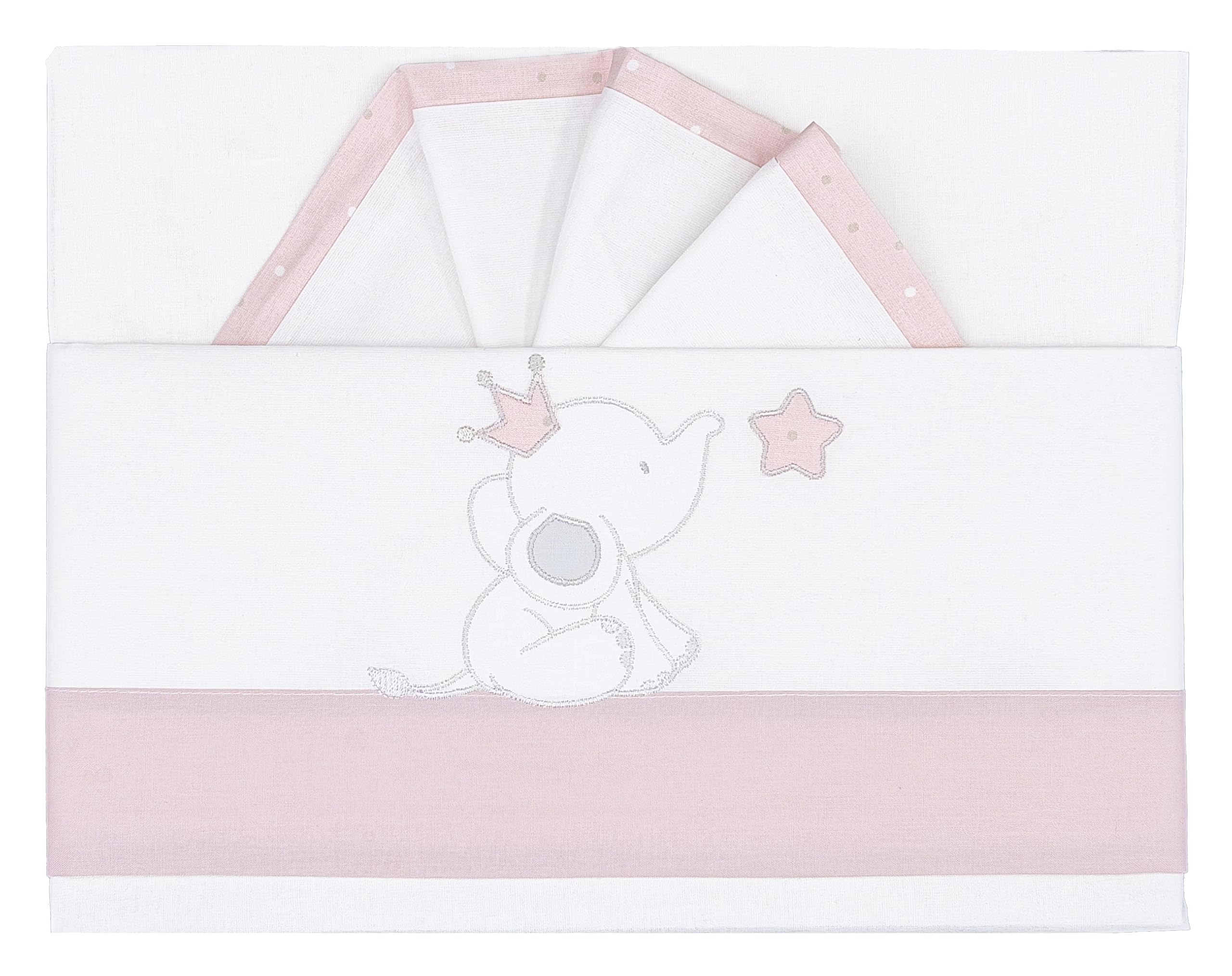 Andy&Helen cot, Cotton, Pink, Pieno