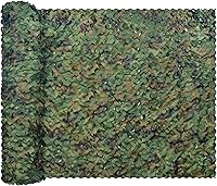 Vista 1 de GRVCN - Red de camuflaje en rollo a granel, malla de sombrilla para caza, tiro a ciegas, temática militar, decoraciones de fiesta