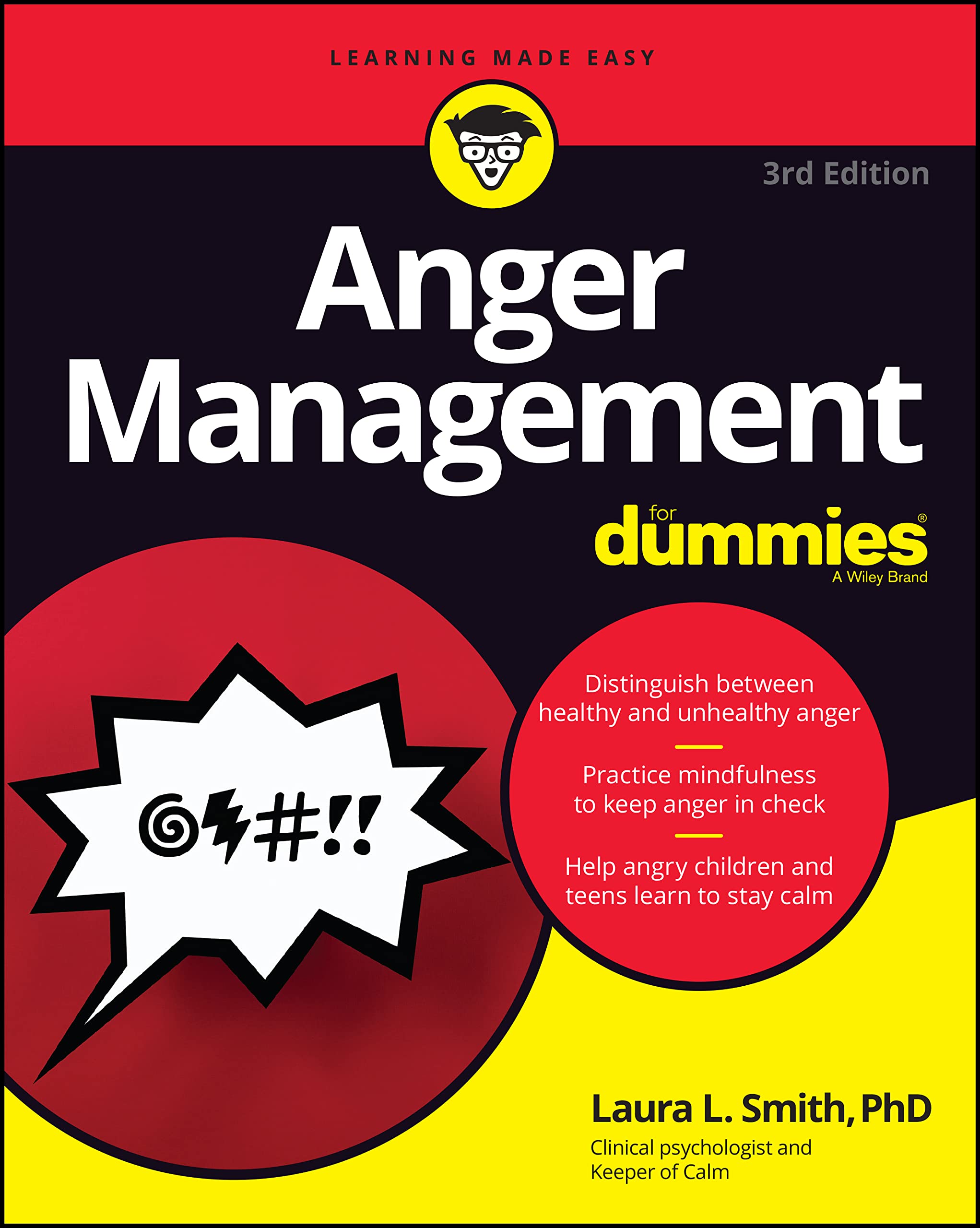 Anger Management For Dummies by Laura L.  Smith (Paperback Book)
