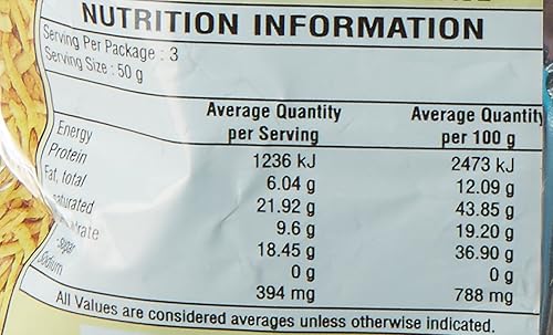 Miniatura 4 de Bhujia Sev Bikaneri Famoso Hot N Spicy Extruido Fried Indian Snack, 160 G