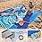 Wekapo Beach Blanket Sandproof, Extra Large Oversized 10\'X 9\' for 2-8 Adults, Big & Compact Sand Free Mat Quick Drying, Lightweight & Durable with 6 Stakes & 4 Corner Pockets