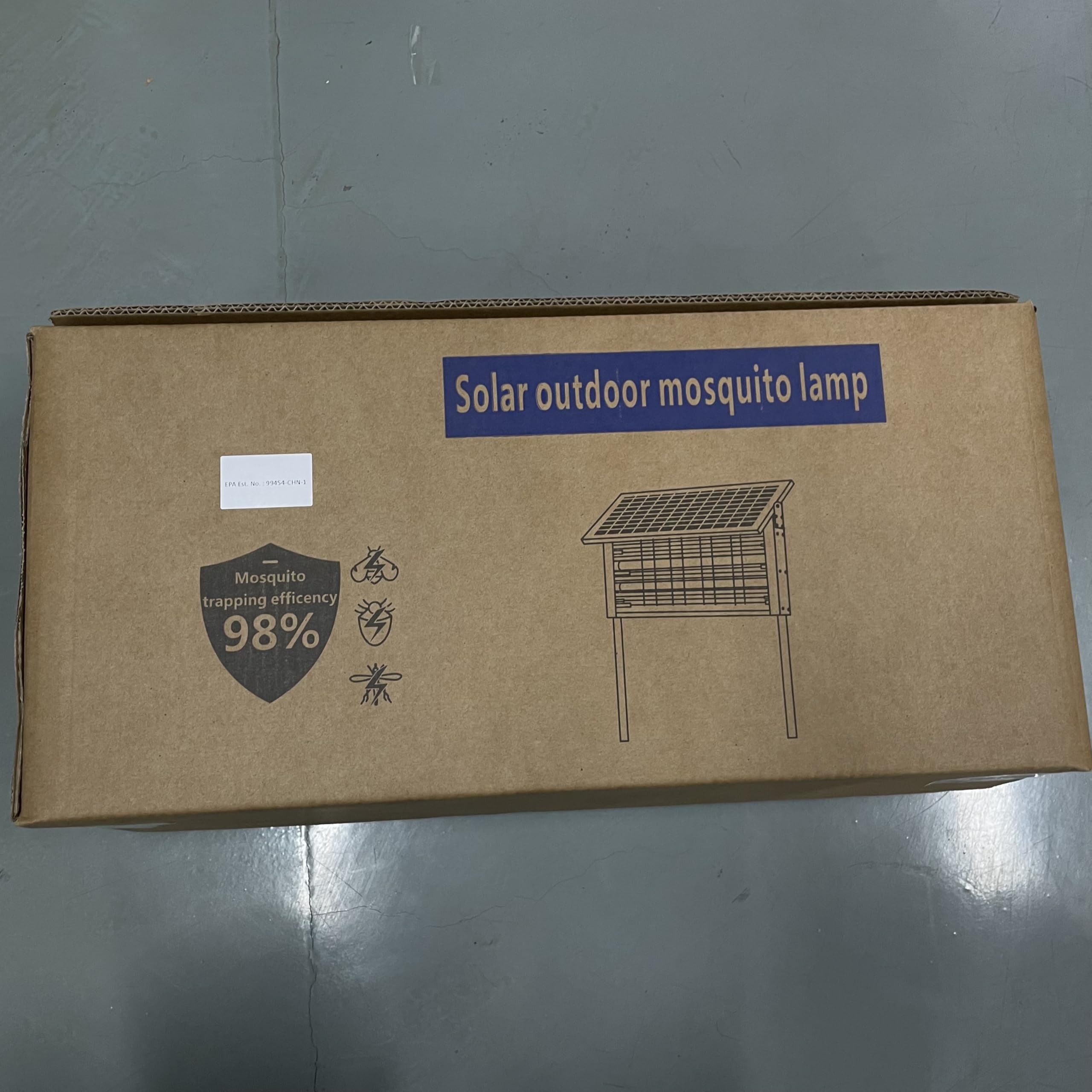 Solar Bug Zapper Outdoor, 10W Mosquito Zapper, Impermeabile Fly Killer, Ricaricabile Elettrico Mosquito Killer, Auto On/Off dal tramonto all'alba, Trappola per insetti senza fili per patio, cortile