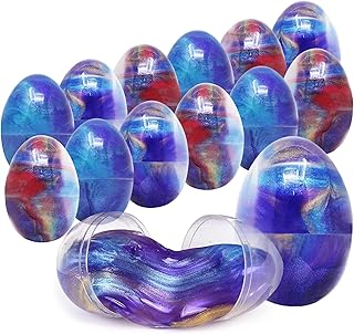 12 Slime Putty Eggs Galaxy Slime,Slime Party Favors, Birthday Gift Classroom Prizes for All Ages
