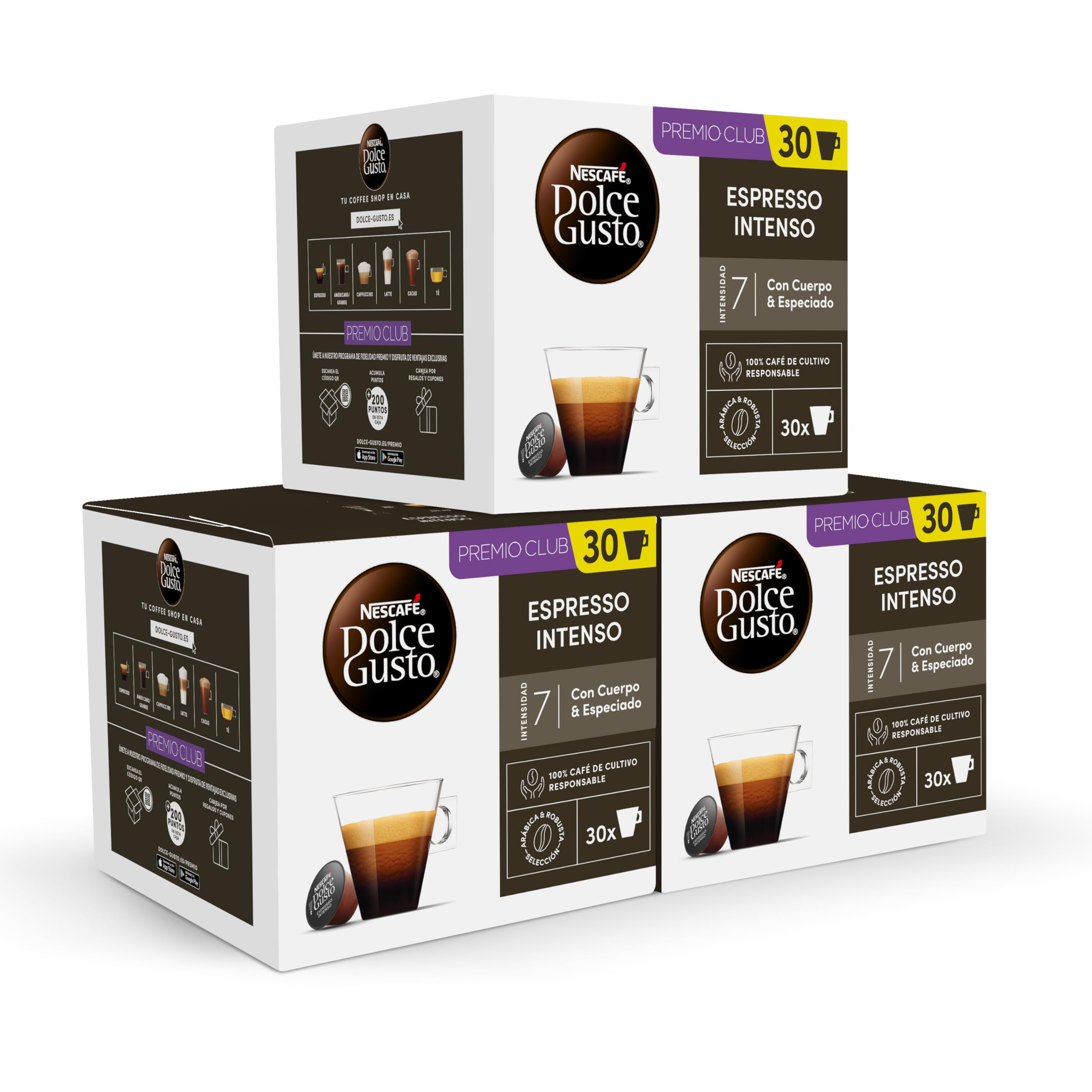 NESCAFÉ Dolce Gusto Espresso Intenso Pack de 90 Cápsulas