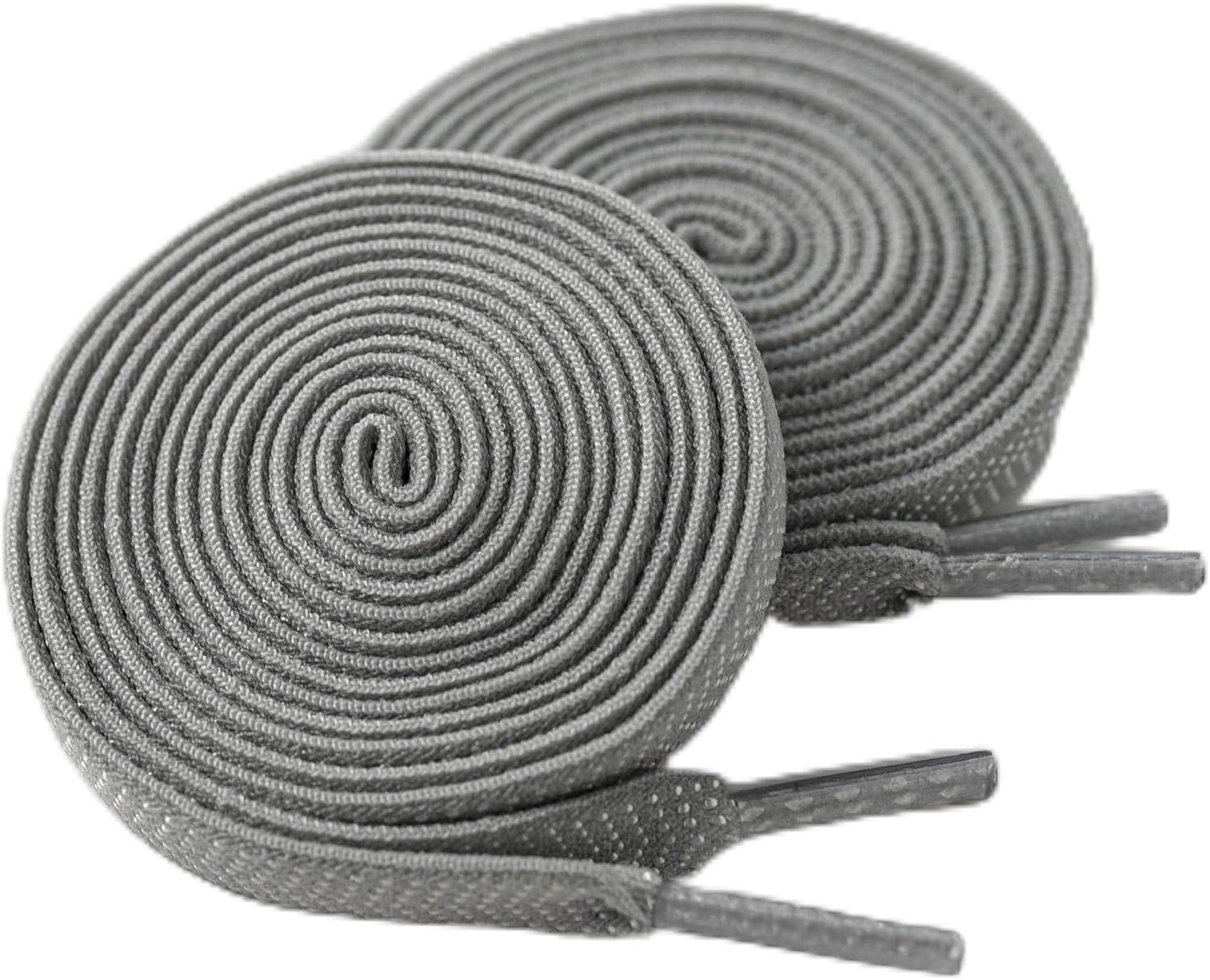 anan520 Elastic Shoe Laces - Athletic Shoelaces， 2 Pairs Flat Shoe Laces for Adults & Kids Shoes