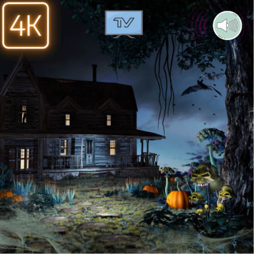 Pumpkin Farm Halloween Ambience Night screensaver Sounds for Sleep