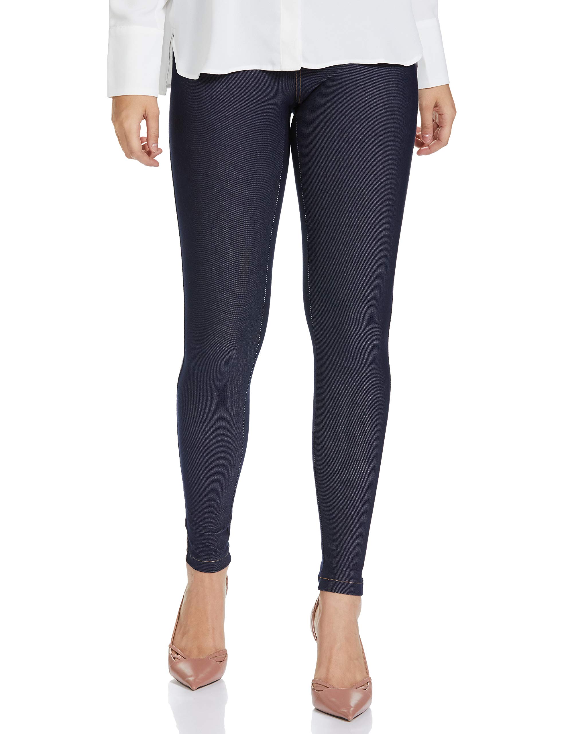 go colors Women's Mid Rise Cotton Knit Slim Fit Jegging-picture-41