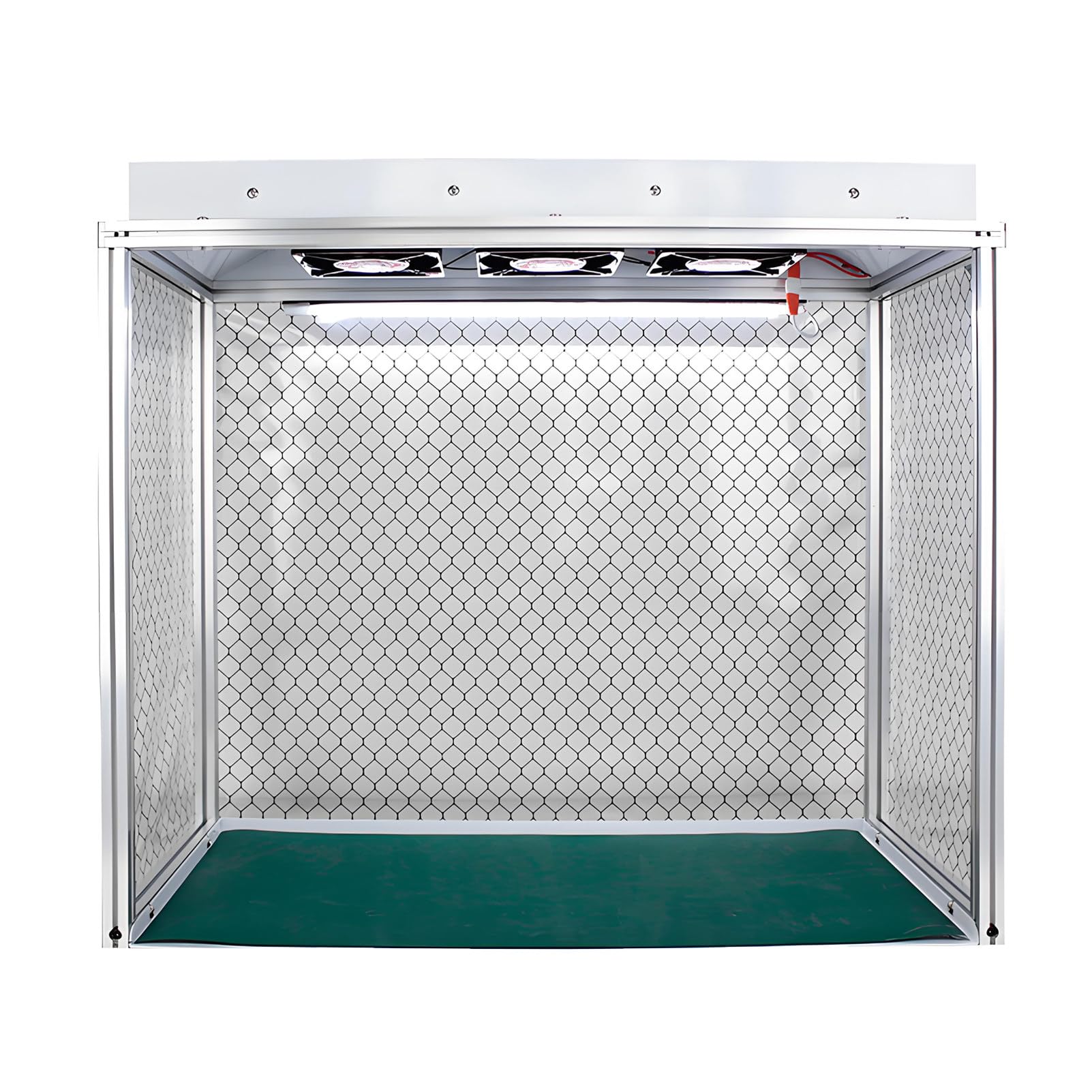 Campana de Flujo laminar Vertical con Filtro HEPA, estación de Trabajo de Banco Limpio ISO 5, Cabina de Flujo de Aire de 3 Ventiladores para Laboratorio de micología
