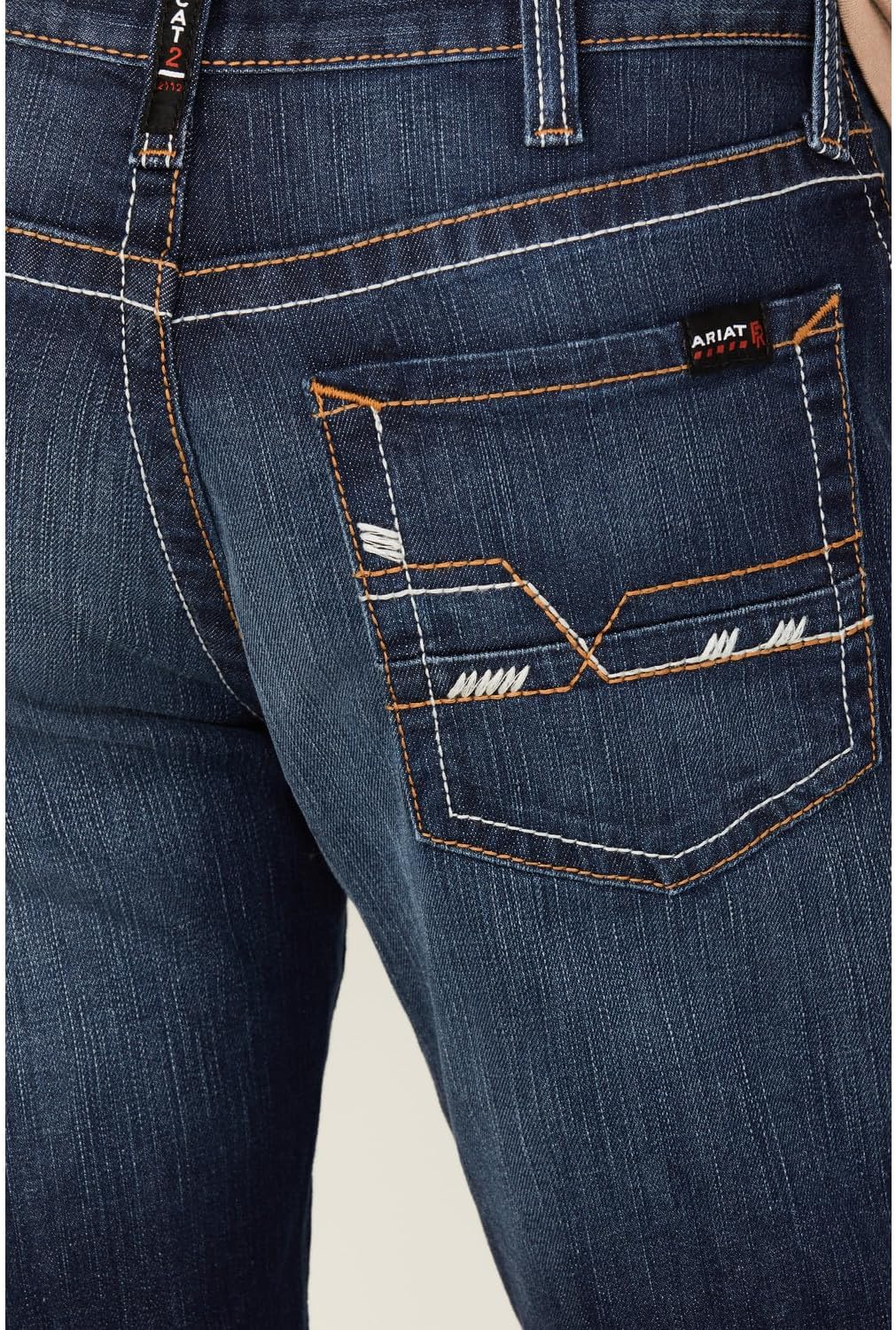 ARIAT Men's Flame Resistant M4 Relaxed DuraStretch DuraLight Remming Boot Cut Jean - Image 4