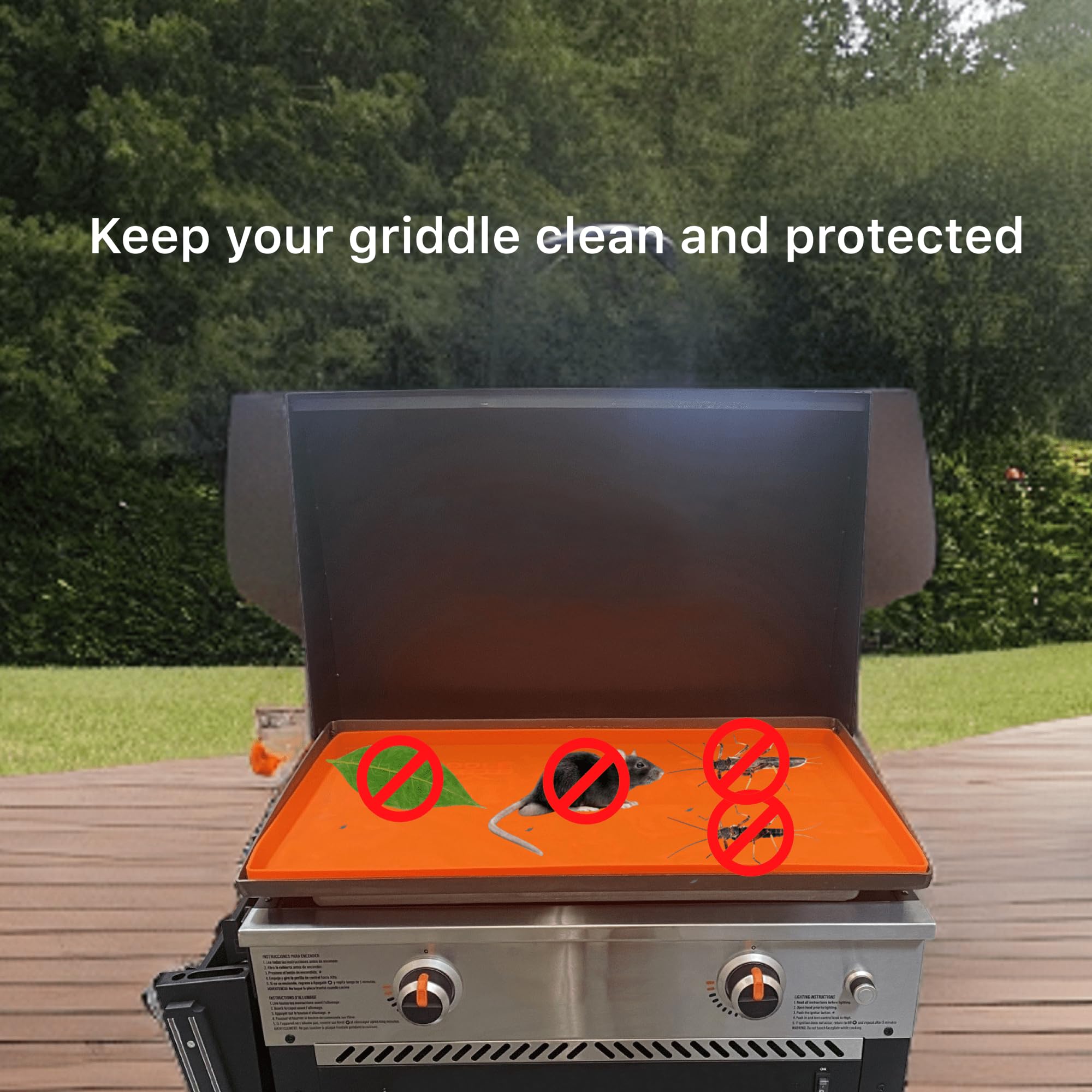 Blackstone Silikon-Grillmatte Für 71,1 Cm Grills | Hitzebeständige Abdeckung | Schutz Vor Wetter & Verschmutzung