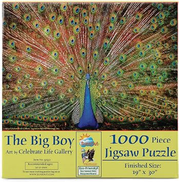 SUNSOUT INC - The Big Boy - 1000 pc Jigsaw Puzzle by Artist Celebrate Life Gallery - Finished Size 19" x 30" - MPN# 37352