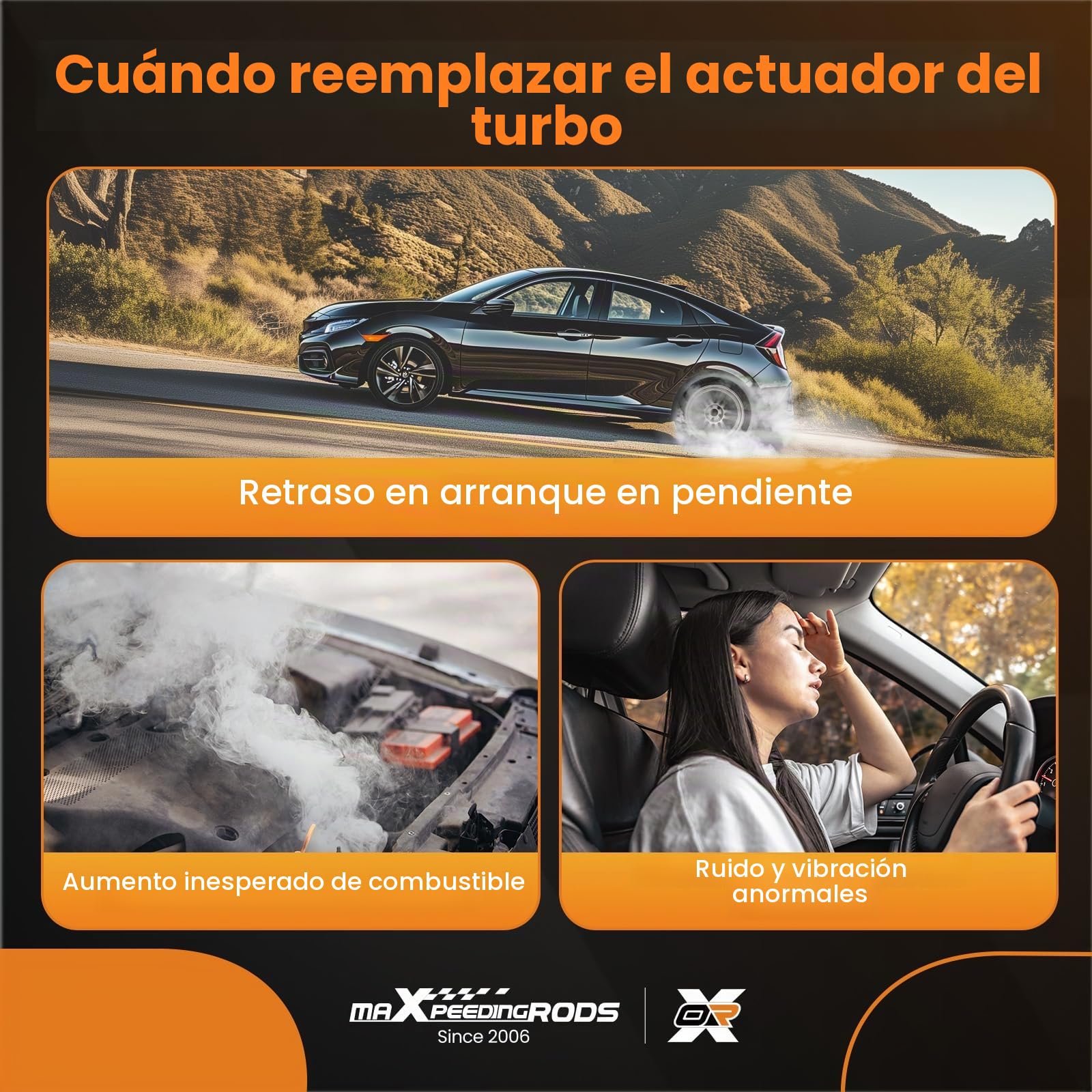 maXpeedingrods Actuador turbocompresor eléctrico para Audi A4 para VW Touareg 2.7 3.0 TDI B7 2004-2008 059145725J A2C53106046