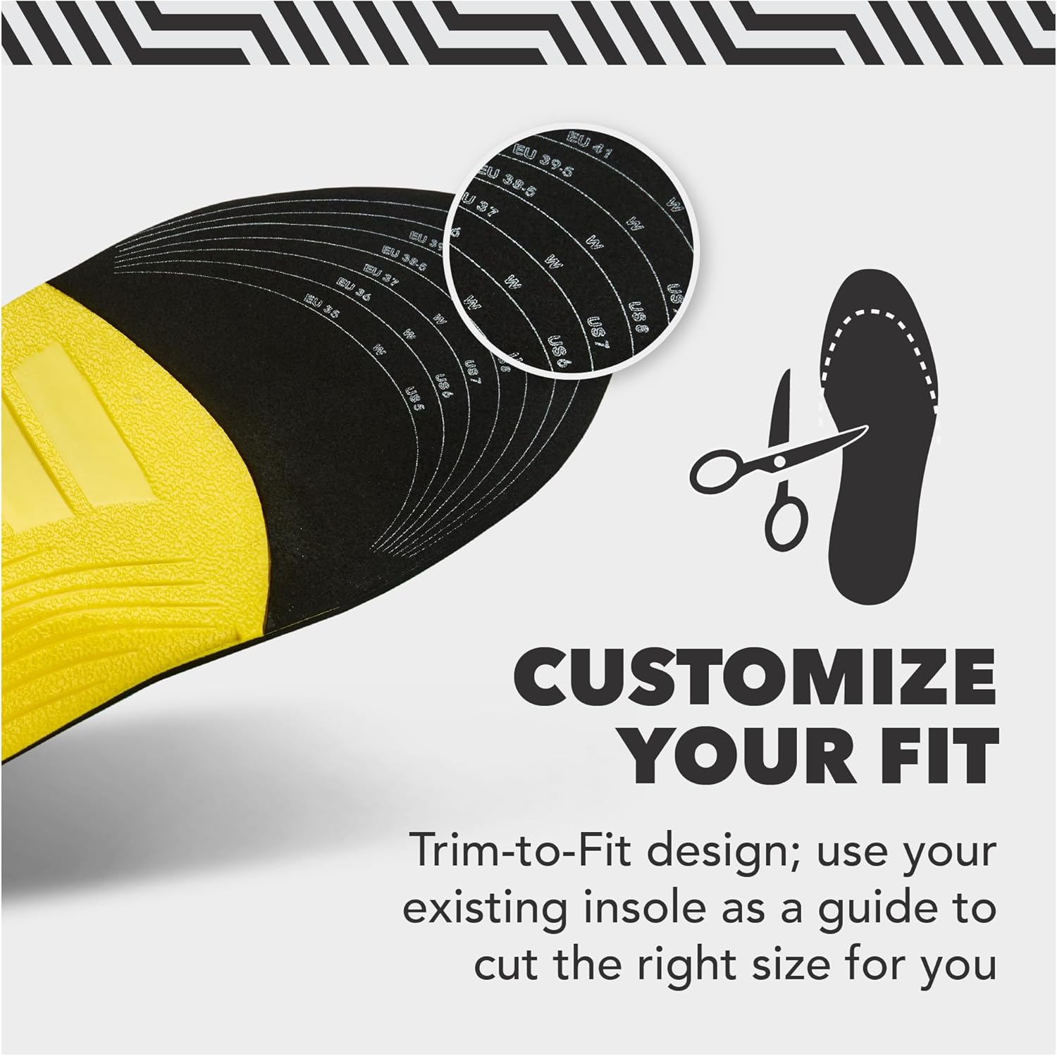 Spenco Sport Cushion Insole, Trim to Fit, Men's 7-13 / Women's 5-11 - Image 4