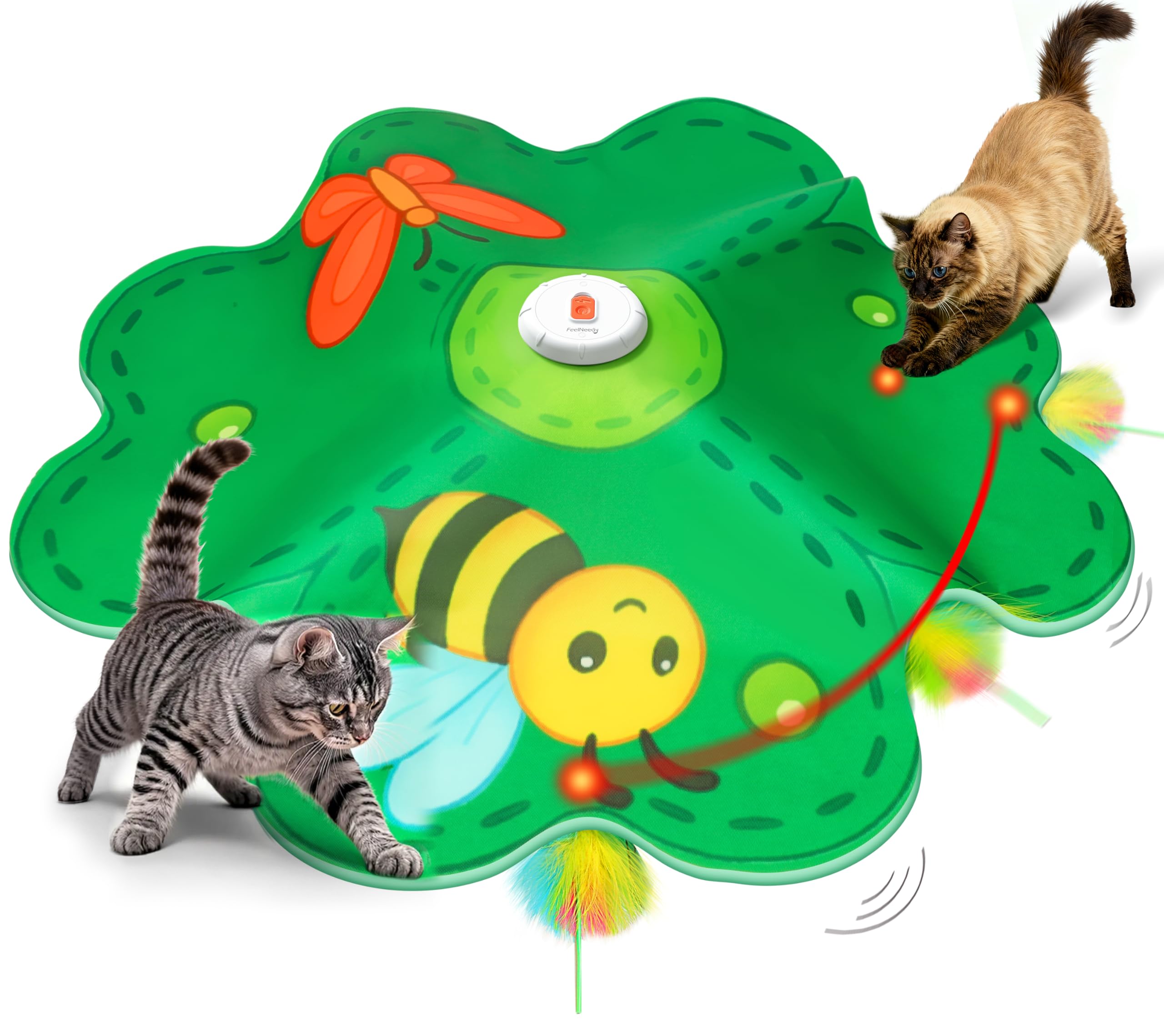 FEELNEEDY Katzenspielzeug, Spielzeug für Indoor