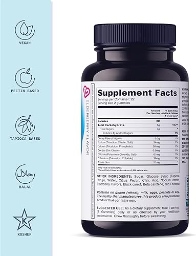 Miniatura 5 de LIVS Apoyo a la hidratación gomitas de hidratación, suplementos de electrolitos, gomitas de electrolitos para recuperación después del