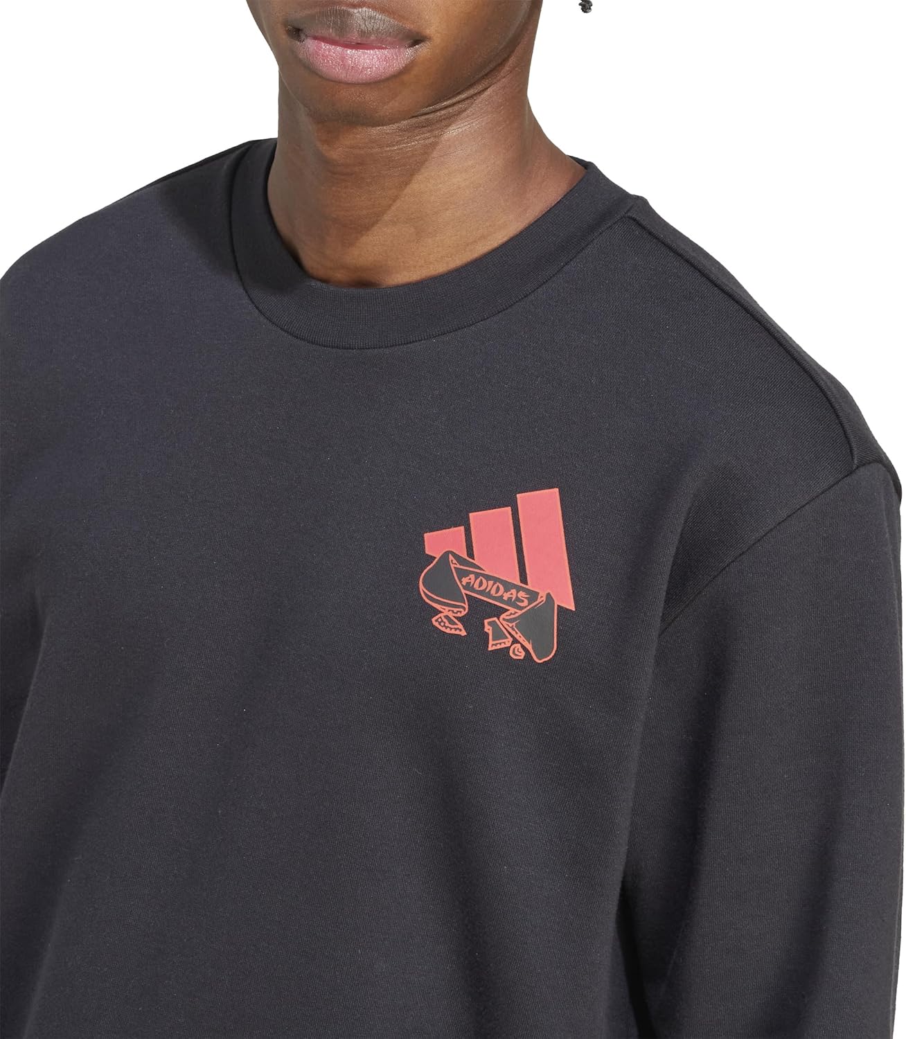adidas mens Food Noodle Graphic Sweatshirt - Image 3