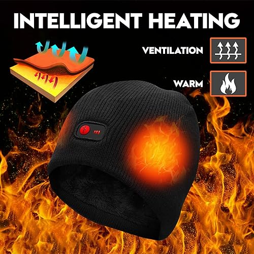 Miniatura 4 de Autocastle Gorro térmico con batería recargable, 3 calor