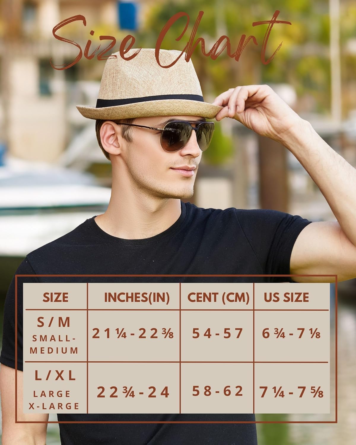 Funky Junque Men’s Fedora Hat – Classic Pork Pie Style Sun Hats for Men, Lightweight Imitation Linen Boater Porkpie Fedoras - Image 5