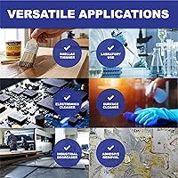 Vista 7 de Alcohol etanol 95% – Alcohol etílico – 1 galón – Alta pureza, multiusos para laboratorio, reactivo, solvente, limpieza de superficies