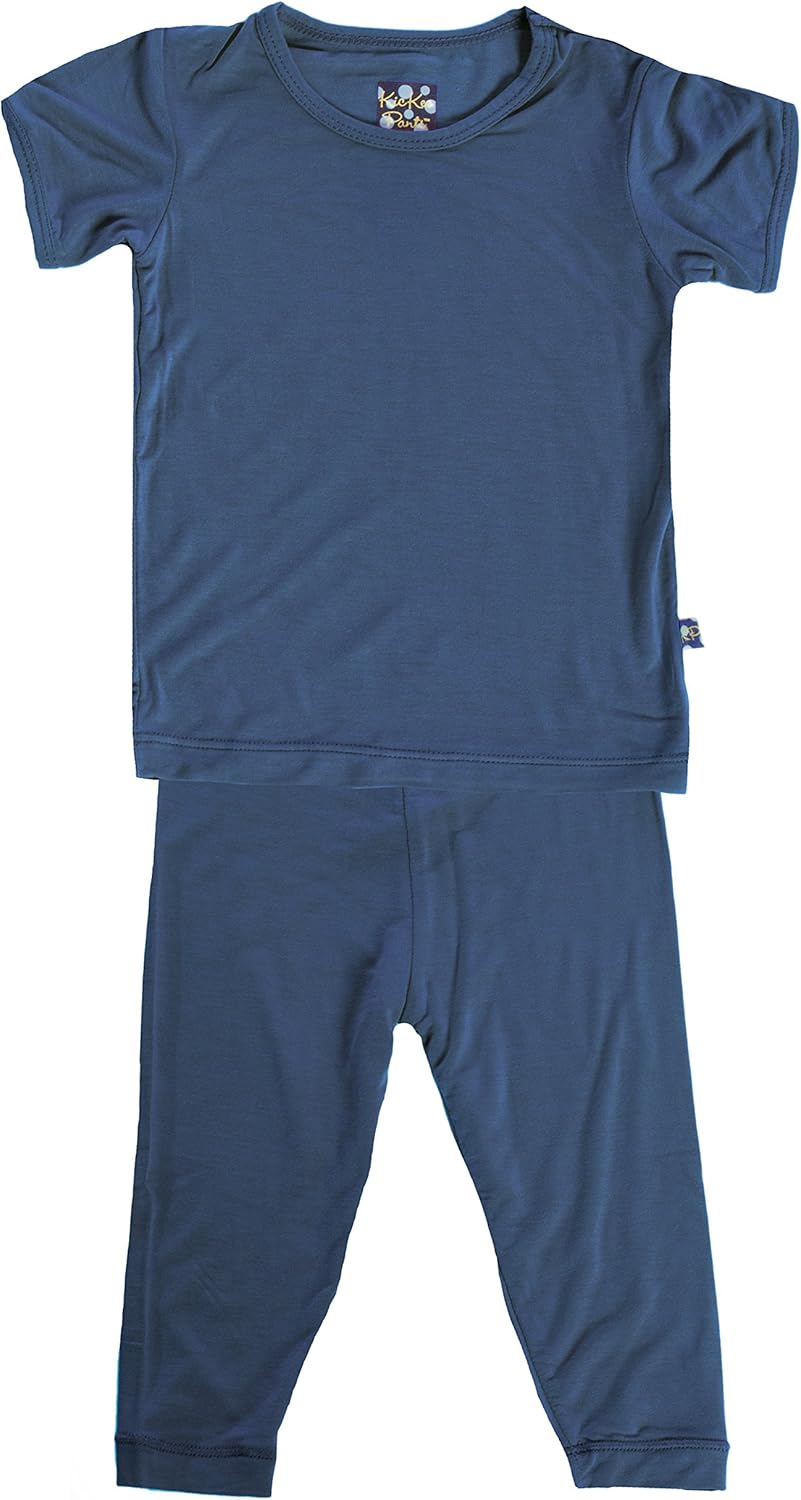 KicKee Pants Basic Short Sleeve Pajama Set- Newborn Through Kids 10