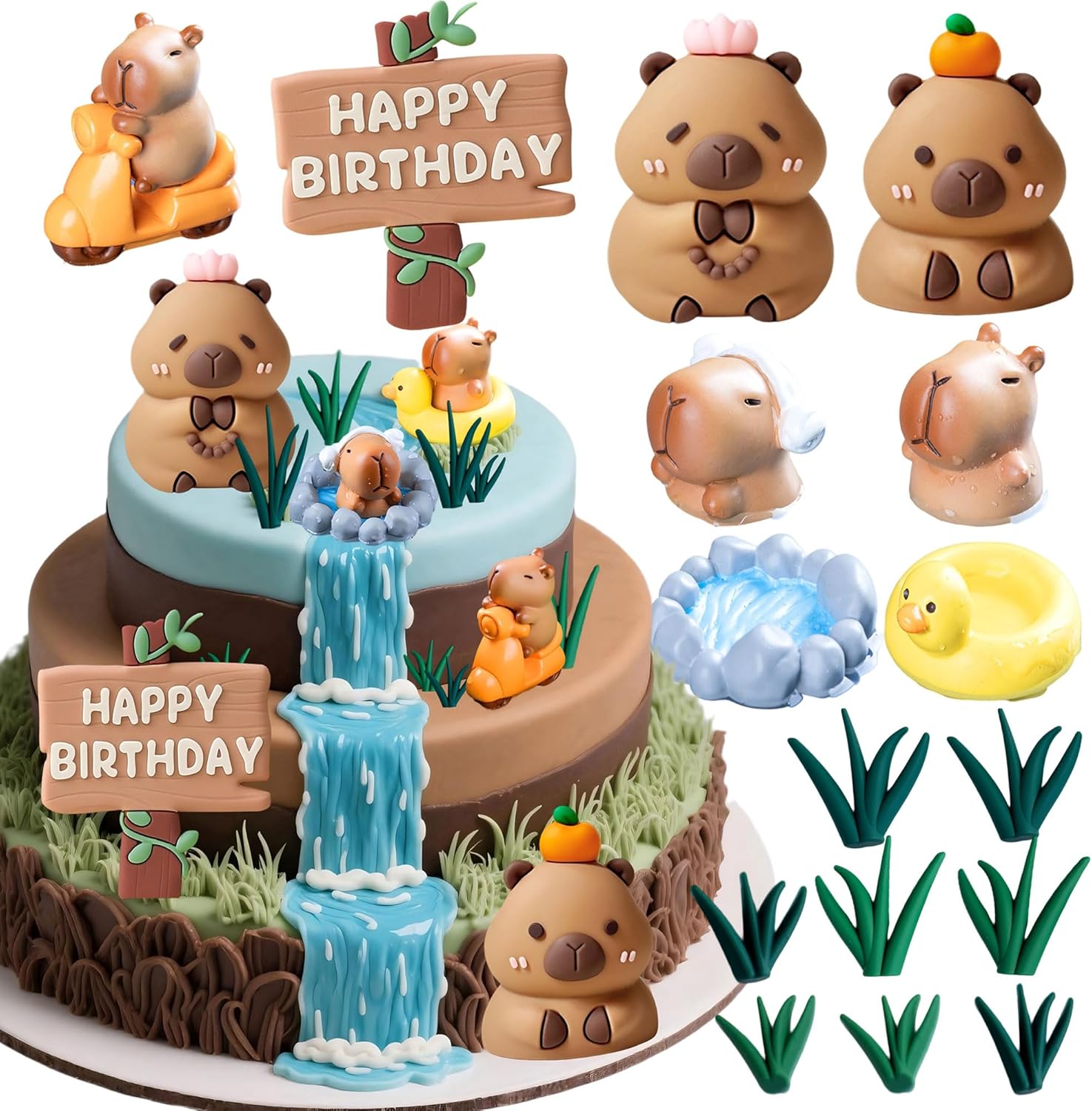 Figurine Capybara, Figurines Capybara | Jouet Modèle Capybara, Figurine