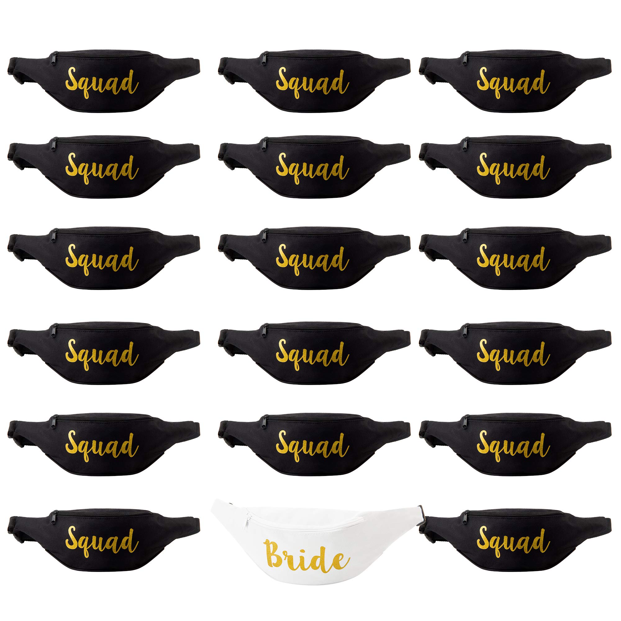 bride squad fanny packs