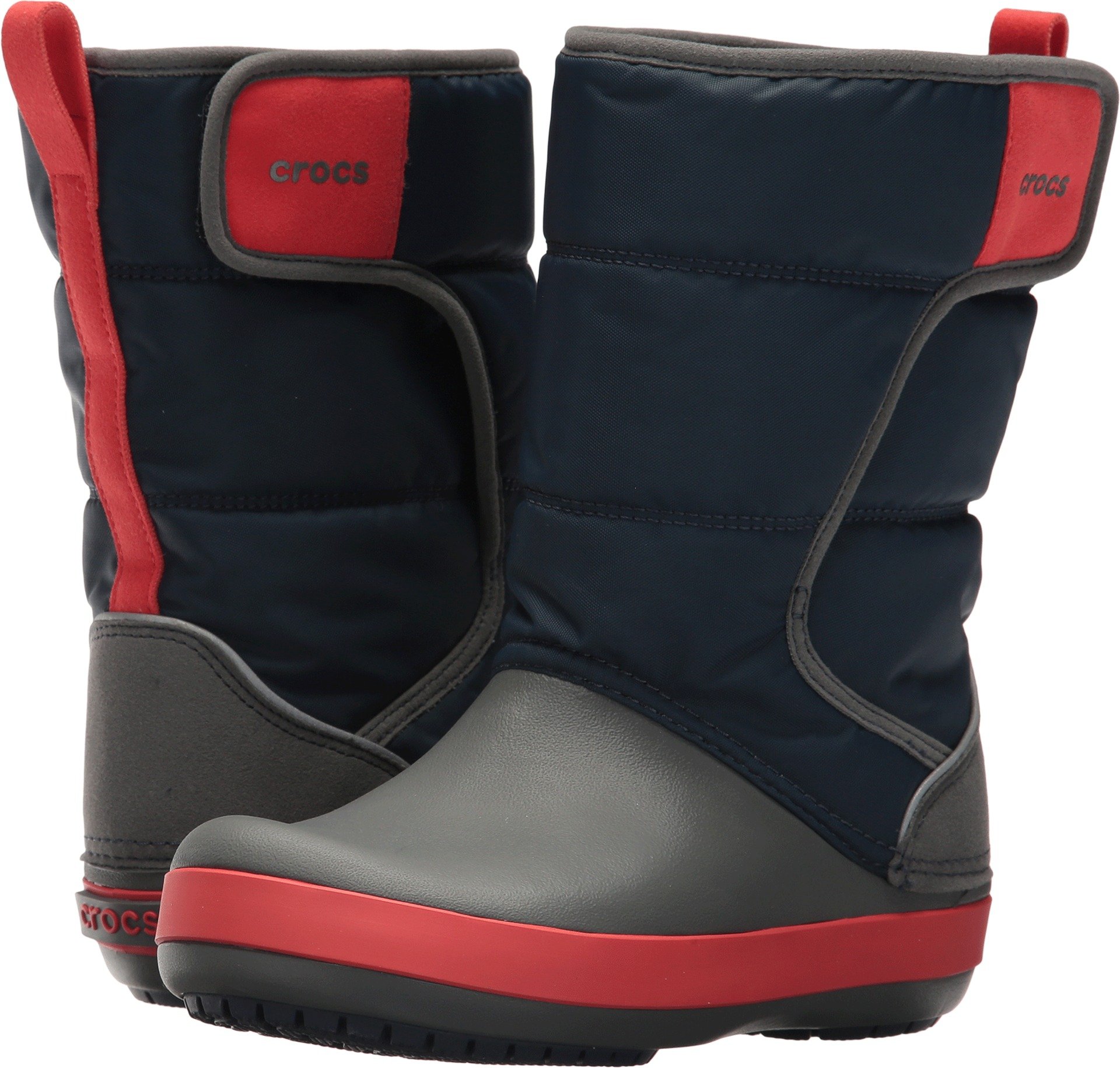 Crocs Ldgptsnowbtk, Unisex Kids Snow Boots, Blue (Navy/Slate Grey), 3 (34/35 EU)
