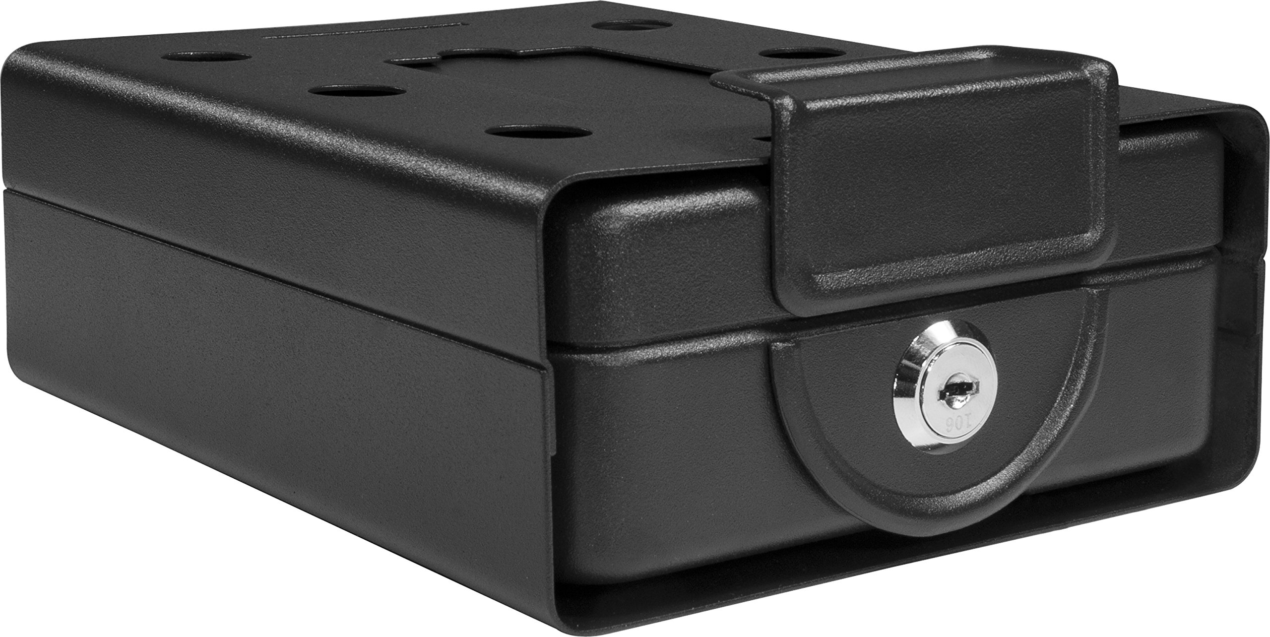 BARSKACompact Lock Box Mini Portable Safe for Travel & Office