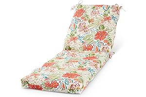 Greendale Home Fashions Outdoor Reversible Chaise Lounge Chair Cushion