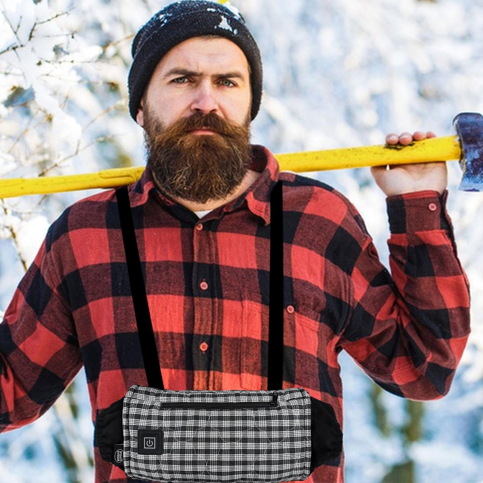 Scaldamani elettrico, con batteria ricaricabile, ricaricabile tramite USB, lungo di riscaldamento, scaldamani portatili, scaldamani invernali per donne, uomini, Raynauds, caccia, golf, campeggio | Riscaldatori riscaldanti per fotografia all'aperto, campeg