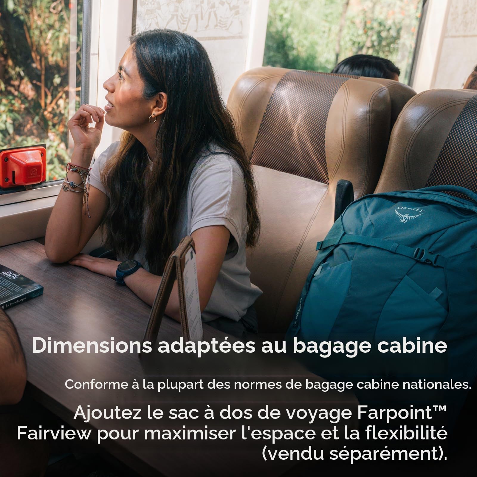 Osprey Fairview Sac de voyage femme, 40L, Black