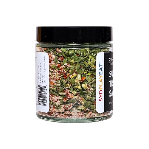 Miniatura 4 de Super condimento de sal de trufa  SydSalt Trufa mágica  Eleva palomitas de maíz, huevos, pasta, pizza, ensaladas, verduras de barbacoa y más