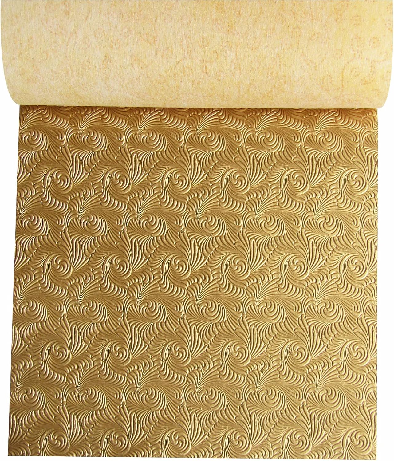 Paperhues Golden Aura Handmade Scrapbook Paper 12 x 12" Pad, 24 Sheets (2 Sheets Each of 12 Styles)