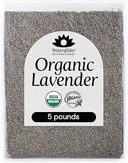 Dried Organic Lavender Flowers (5 lb Box), Bulk Lavender Buds
