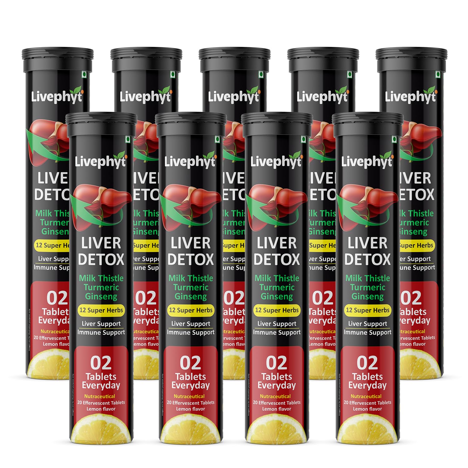 Liver Detox Effervescent Tablets Pack of 9-image-6