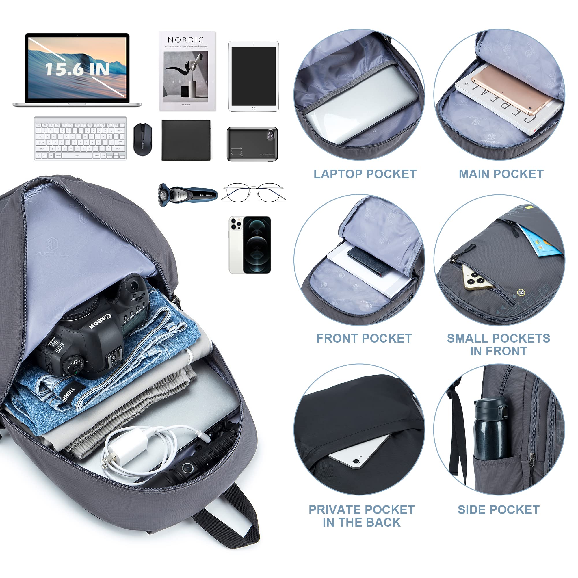 SPAHER Zaino Ryanair 40x20x25 Bagaglio a Mano 40x20x25 Ryanair Zaino da Viaggio Impermeabile Borsa 40x20x25 Ryanair Zaino Scuola 20L Wizzair Easyjet Zaino da Escursionismo Campeggio per Uomo Donna