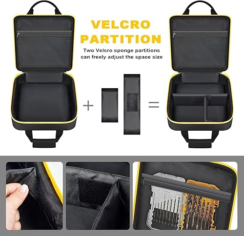 Miniatura 4 de Funda para destornillador de impacto inalámbrico DEWALT 20V MAX XR de 1/4 pulgadas DCF845B DCF870B DCF809B DCF787 DCF860, herramientas de
