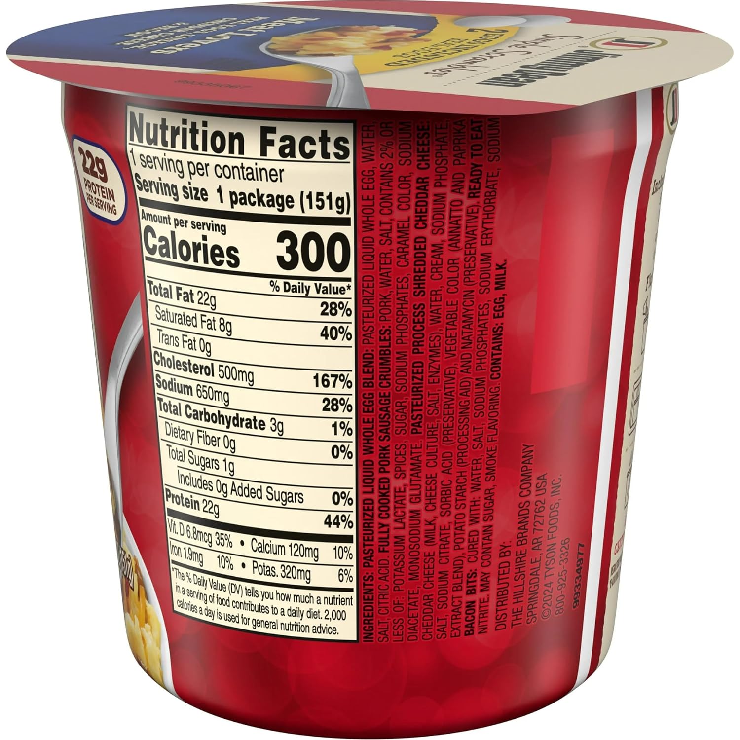 Salutem Vita – Simple Scrambles Meat Lovers Quick Breakfast Cup, Protein-Packed Microwaveable Breakfast, Ready in Minutes, Convenient On-the-Go Meal Solution, Gift Set: 0,3 lbs – Pack of 10