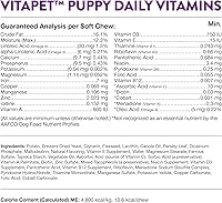 Vista 8 de NaturVet VitaPet Puppy Vitaminas diarias para perros - Además de ayuda para el aliento - Formulado específicamente para proporcionar a los cachorros