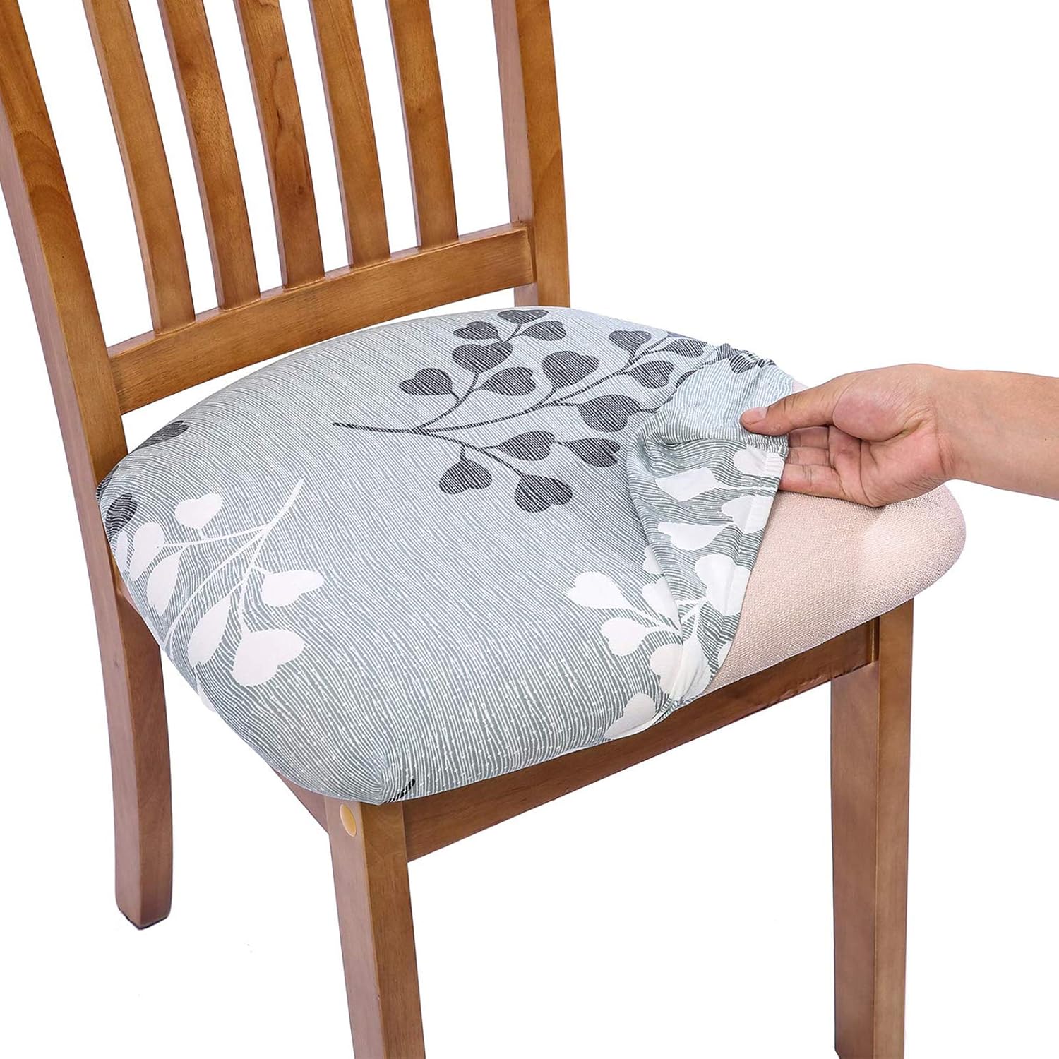 Amazoncom Comqualife Stretch Printed Dining Chair Seat Covers Amazoncom Comqualife Stretch Printed Dining Chair Seat Covers