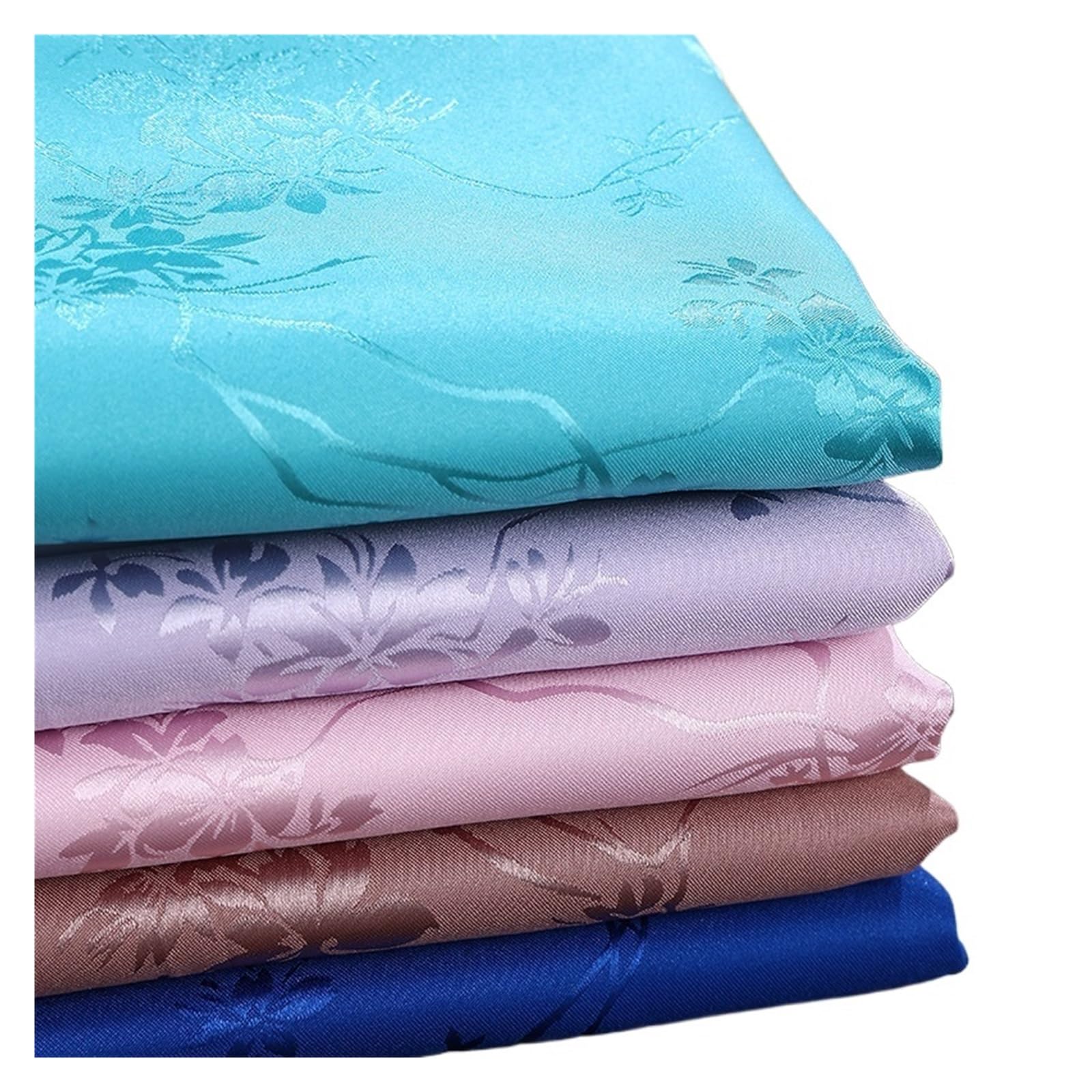 Tela De Satén Flor de tela jacquard for pijama vestir