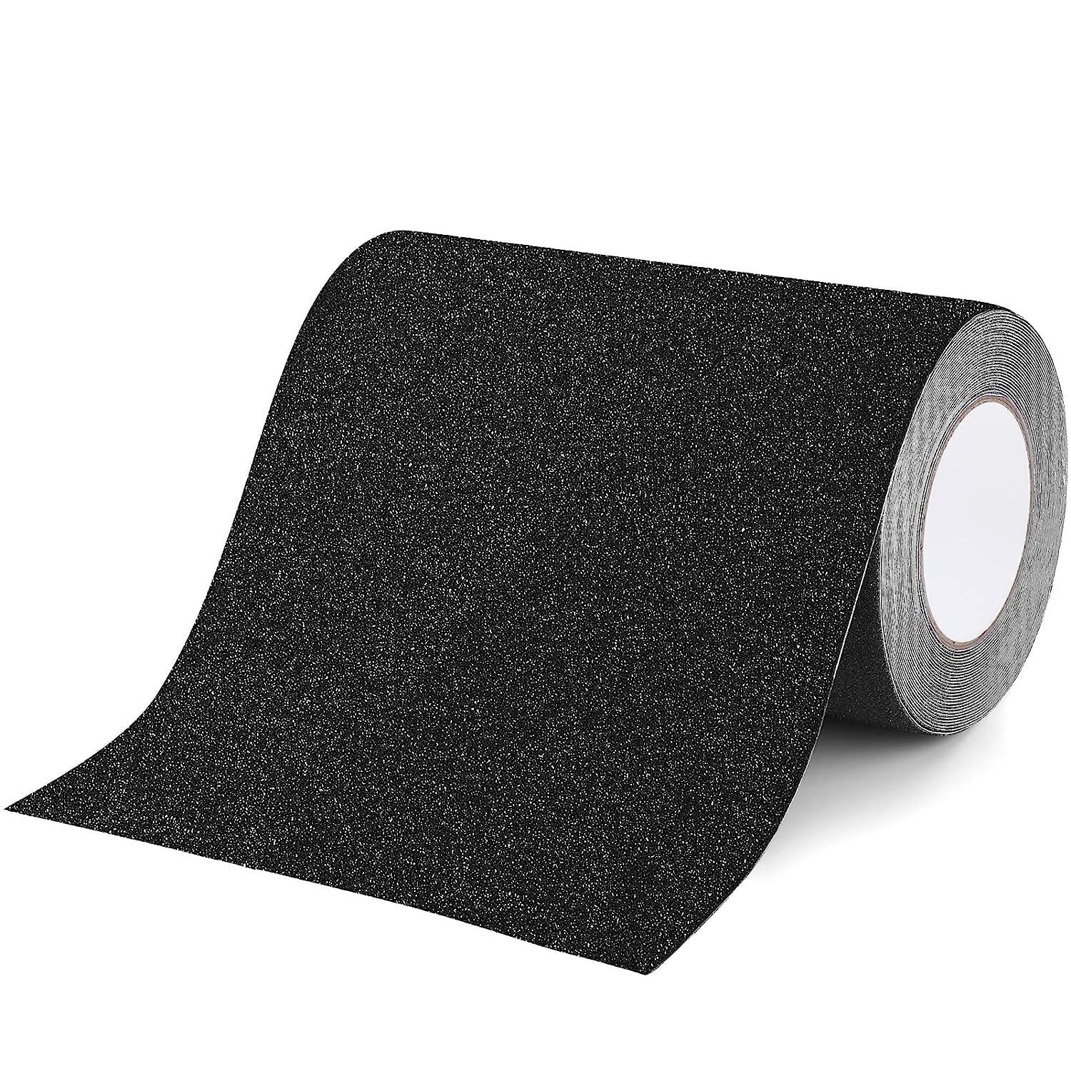Cinta antideslizante de seguridad - Autoadhesiva, para escaleras interior/exterior, previene resbalones para ancianos, niños, mascotas(Black,20cm*10m)