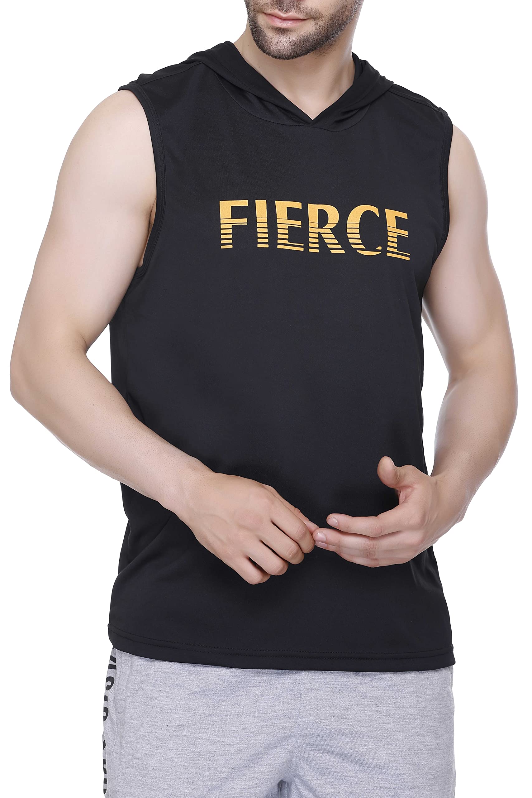 colors & blends Men's Activewear Tank Top Hoodie-picture-11