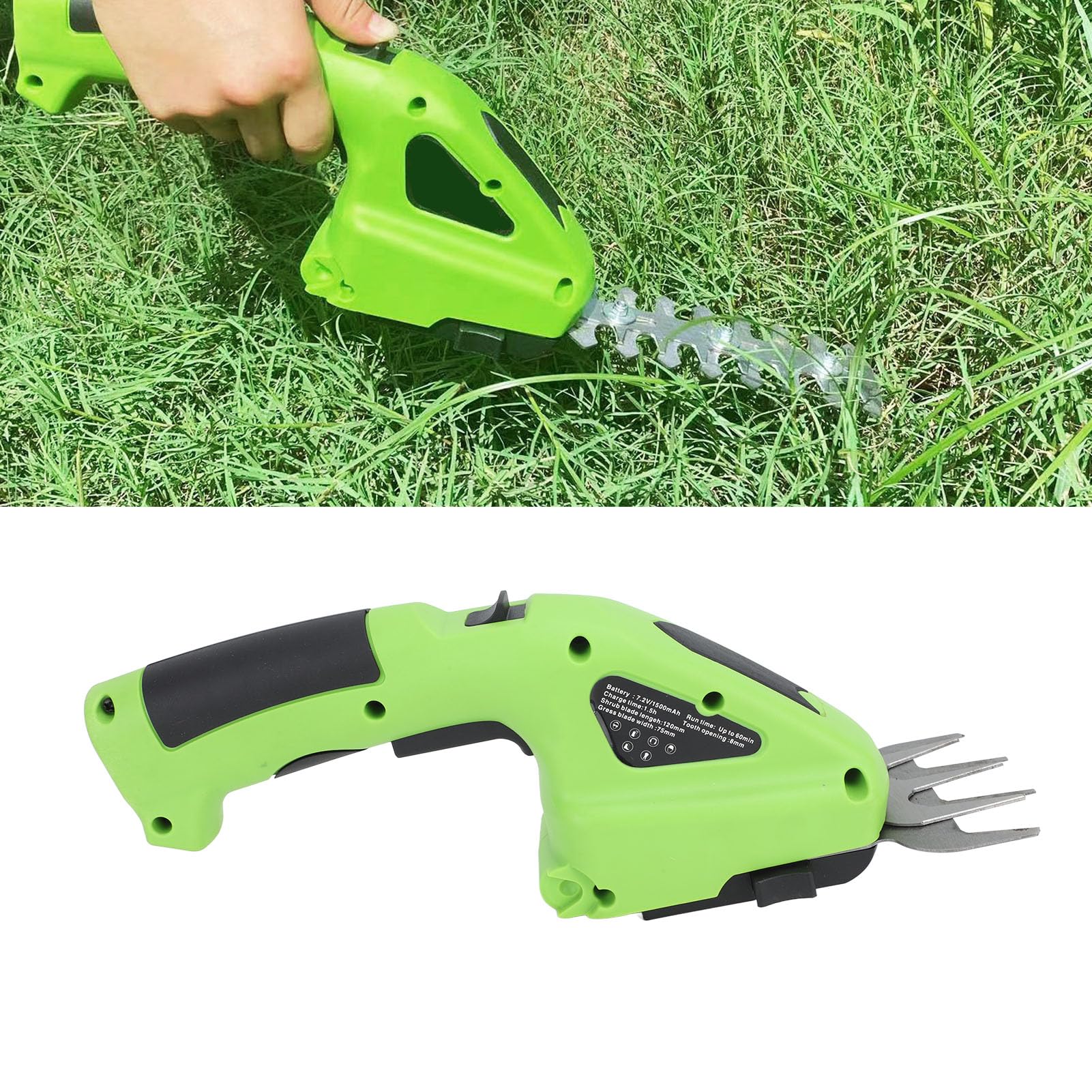 RiToEasysports Cisaille à Gazon électrique sans Fil, Taille-haie, haie Polyvalente pour Une Taille Efficace, Batterie Lithium-ION 3.6V 2000mAh