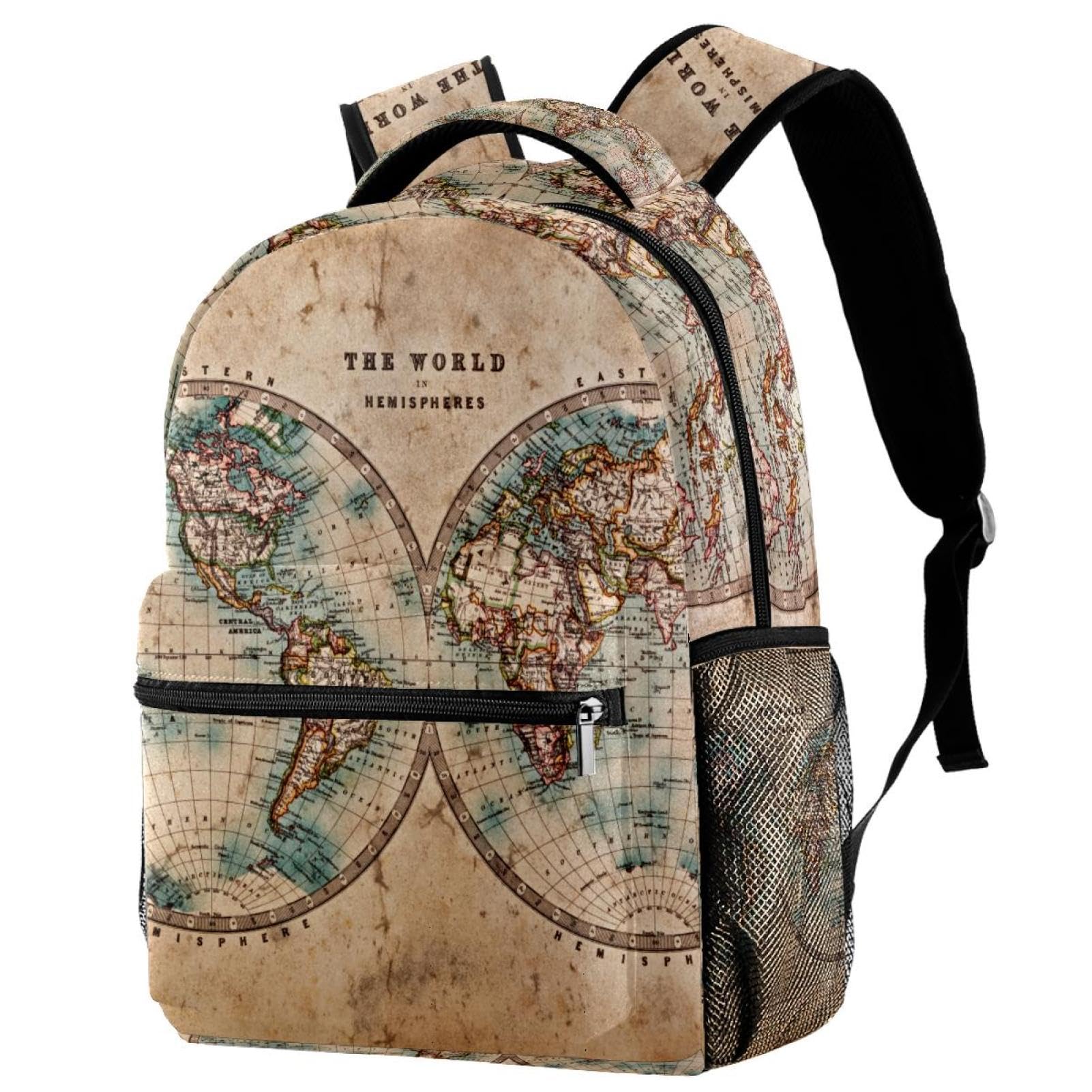 Sac à dos pour ordinateur portable rétro oiseaux et fleurs 40cm pour voyage et école - 7