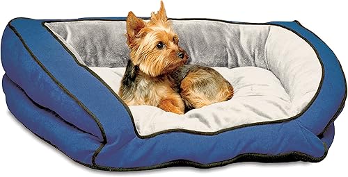 Miniatura 7 de K&H Pet Products Bolster Couch - Cama para mascotas, cama para perro estilo sofá, lavable a máquina, moca/bronceado, grande 28 x 40 pulgadas rosado,