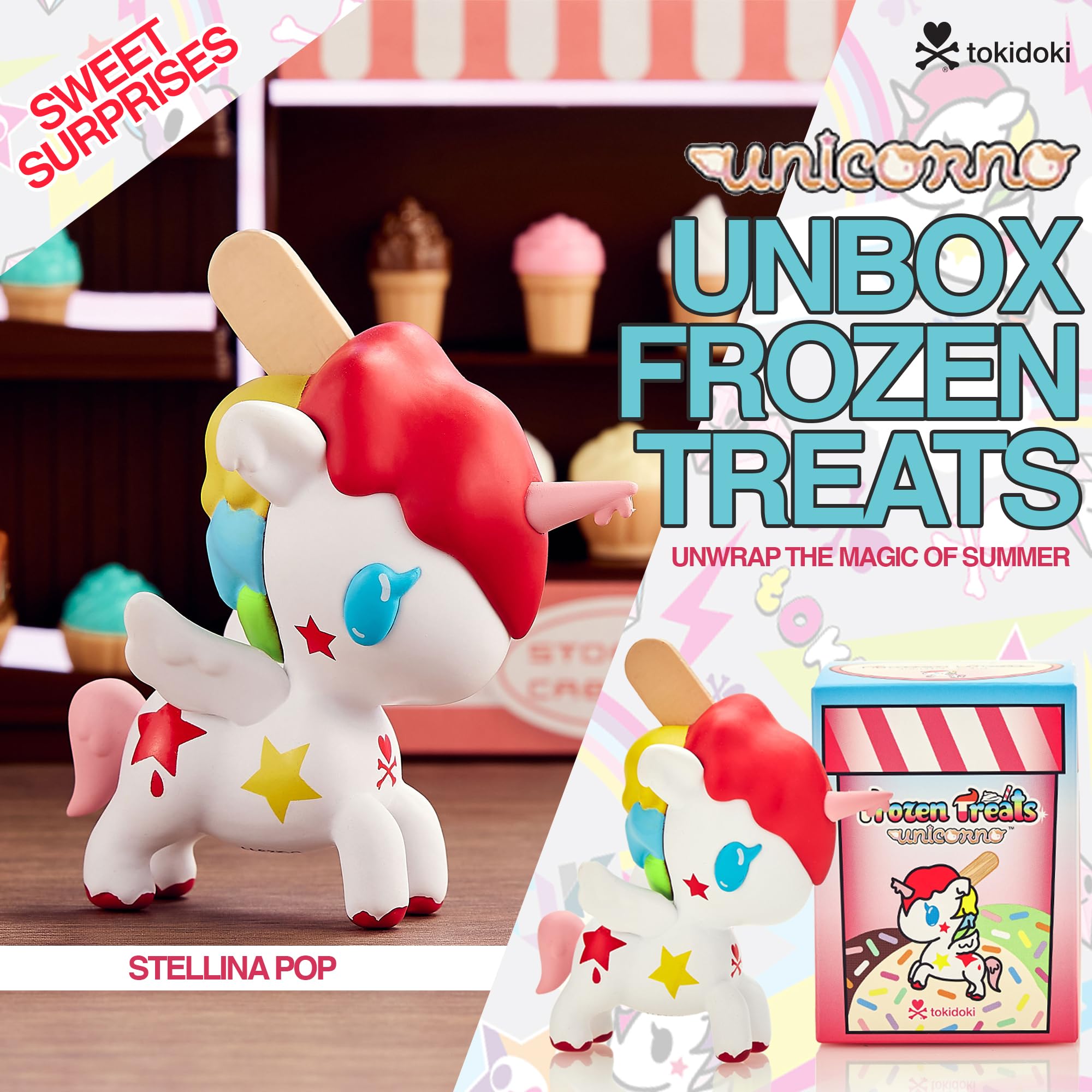 Amazon.com: tokidoki - Frozen Treats Unicorno Blind Box