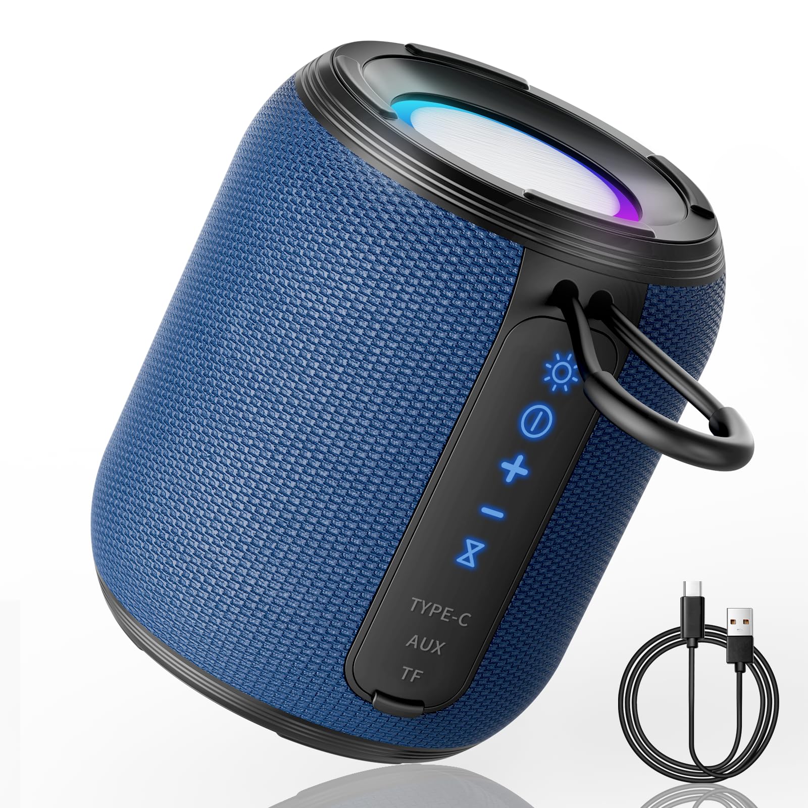 【44%OFF】【1,999円】 urglee Type-C充電式 Hi-Fi 360°全方位サウンド IPX7防水 Bluetoothスピーカー