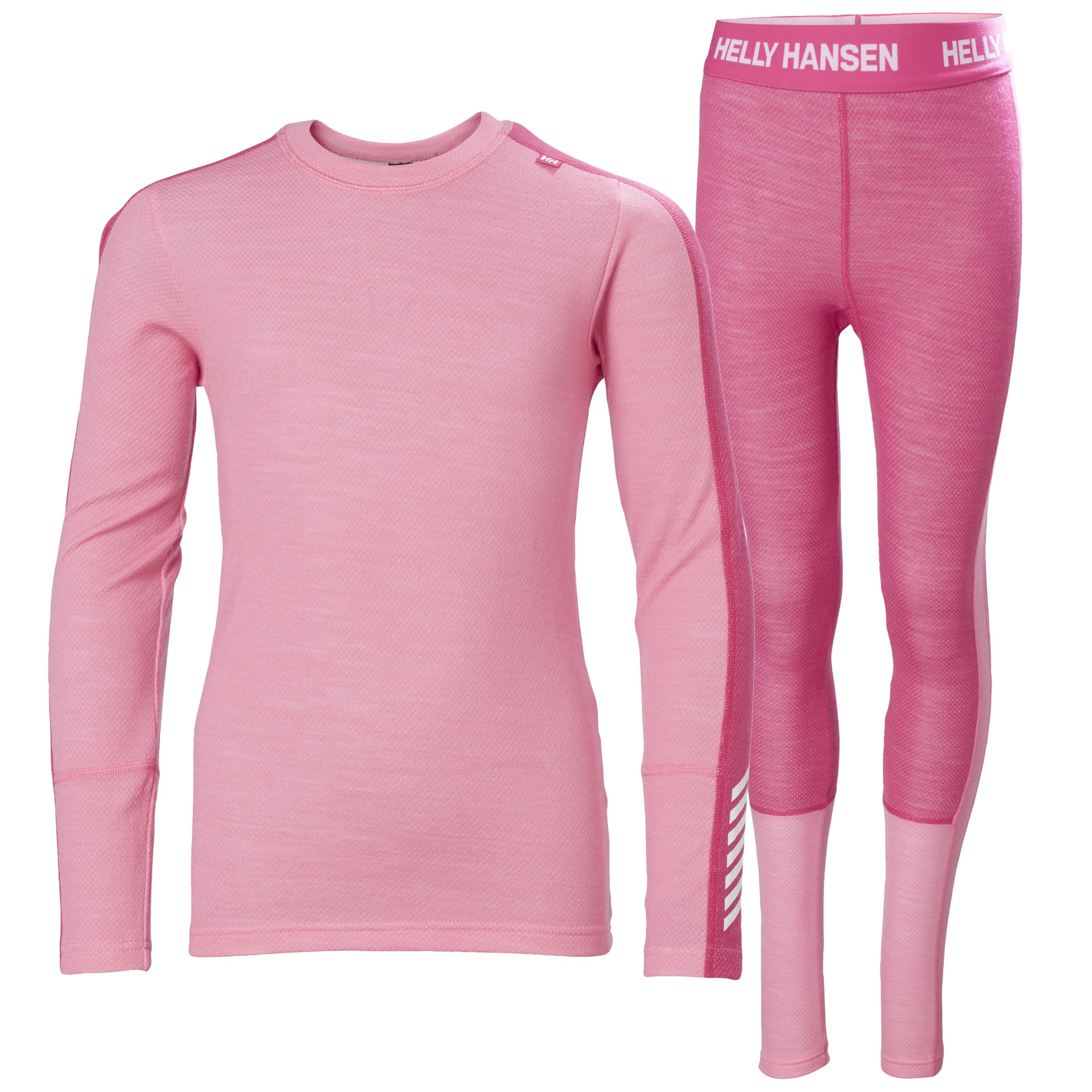 Helly Hansen Unisex Kids Jr Lifa Merino Midweight zestaw podstawowy, 068 Cukrowy róż, 16 lat