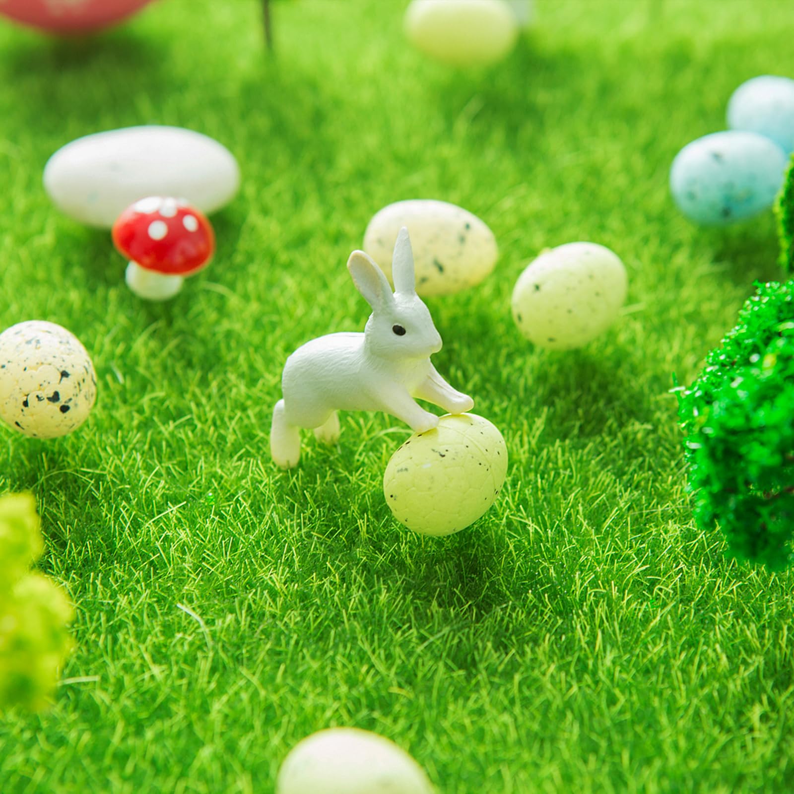 Confezione Da 10 Tappetini Di Erba Artificiale 15x15 Cm Per Miniature E Giardini In Miniatura – Decorazione Fai-da-Te Per Prati E Diorami